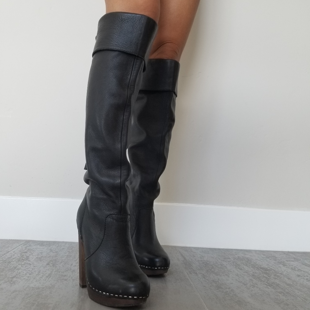 Steven by Steve Madden leather long boots
